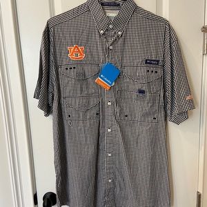 Columbia PFG- Short Sleeve, Auburn